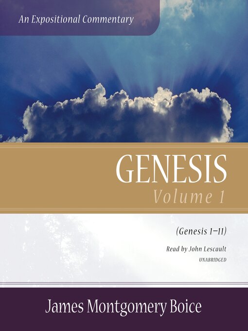 Title details for Genesis by James Montgomery Boice - Wait list
